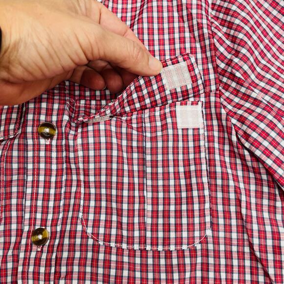 NWT Prodoh Size L (12/14) Winterberry Plaid Fishing Shirt - Picture 4 of 6